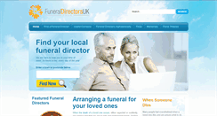 Desktop Screenshot of funeraldirectors-uk.co.uk